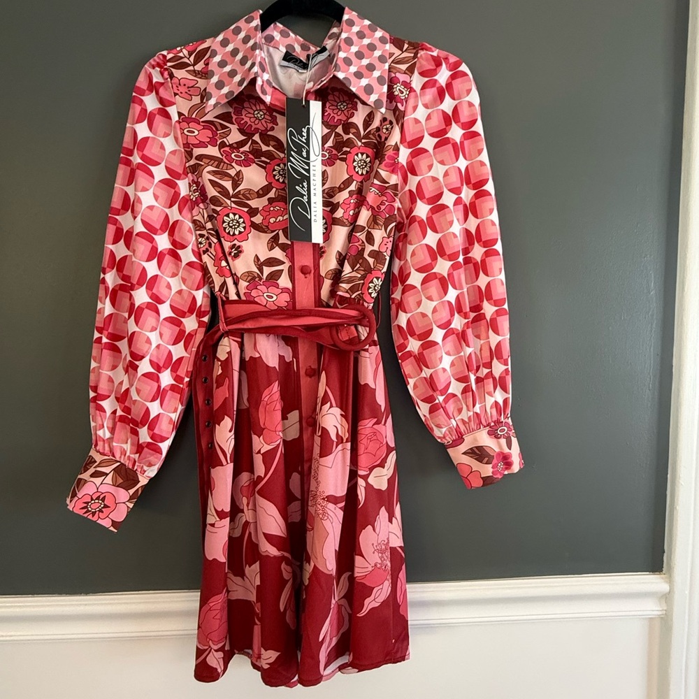 Dalia MacPhee | Floral Shirt Dress - Picture 4 of 10